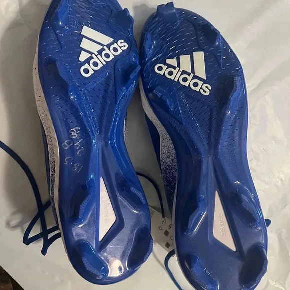 Adidas ICON V BOUNCE Baseball Cleats BLUE Men’s Size 13.5 - Picture 6 of 11